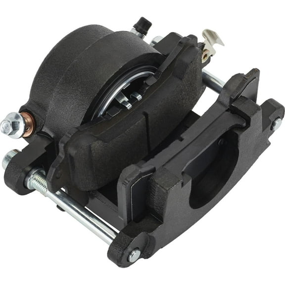 2-3/4 Inch Big Bore GM Metric Brake Caliper, Universal Side Fit, 10mm-1.5 Inlet, Includes Pads and Slide Bolts, Enhanced Stopping Power for 1978-88 GM Models