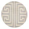 thumbnail image 3 of Unique Loom Athens Collection Area Rug - Greek Key (7' 10" Round Gray/Beige), 3 of 7