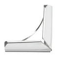 thumbnail image 4 of Unique Bargains Metal Book Corner Protectors Edge Cover Guard 22 x 22 x 6mm Silver Tone 50Pcs, 4 of 4
