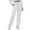 White, variant on XINXIAOO Pants for Women Pants for Women Casual Trousers for Women Lightweight Pants Women Wide Legged Pants with Pockets Women Summer Pants