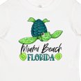 thumbnail image 4 of Inktastic Miami Beach, Florida Happy Sea Turtle Boys or Girls Baby T-Shirt, 4 of 5