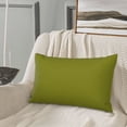 thumbnail image 5 of Lsque Olive Pattern Pillow Case – Soft & Cozy Throw Pillow Cover, Hypoallergenic Cushion Case for Sleeping Women with Envelope Closure-16"x24", 5 of 6