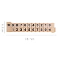 thumbnail image 1 of Wooden Math Arithmetic Addition Subtract Learning Ruler Wooden Math Arithmetic 1-10 Addition Subtract Learning Ruler Scientific Rail Design Ruler Kids Education Toys Children Gifts, 1 of 8
