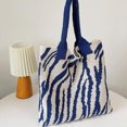 thumbnail image 3 of LinYooLi Sac Fourre-Tout Femme Grande Capacité Tricoté Sac à Main Rayé, 3 of 3