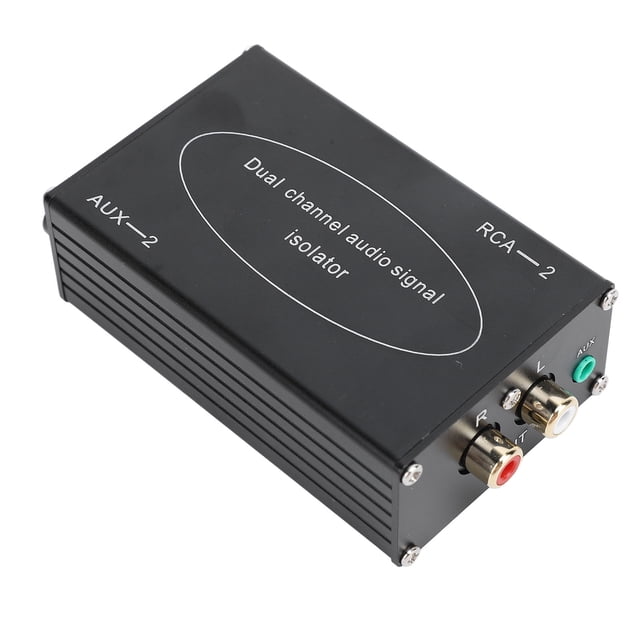 Ground Isolator, Sound Isolator 3.5mm Stereo Aluminum Alloy Compact Portable for Car Speaker