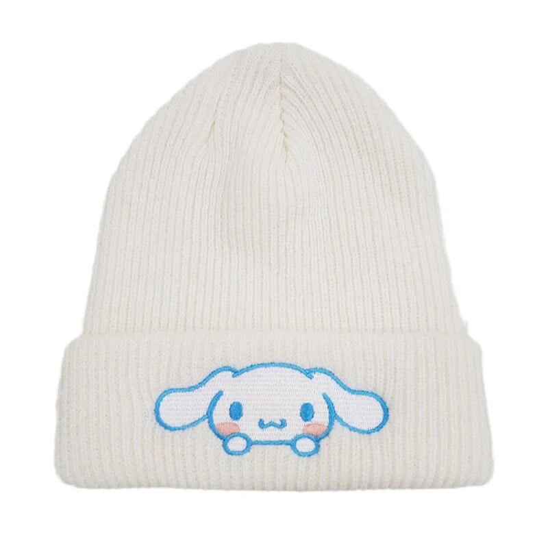 Conjunto Invierno Hello Kitty Y Kuromi Para Niña - Gorro, Guantes Y Bufanda Sanrio Kawaii