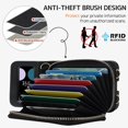 thumbnail image 3 of Compatible Samsung Galaxy Z Flip 4 Case Wallet with Card Holder,Shockproof Leather Detachable Crossbody Lanyard Case for Samsung Z Flip 4 Wallet Case Purse,Galaxy Z Flip 4 Case for Women Black, 3 of 14