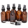 thumbnail image 2 of Lubelski 10/15/20/30/50/100ML Empty Amber Glass Bottle Essential Oil Mist Spray Container, 2 of 7