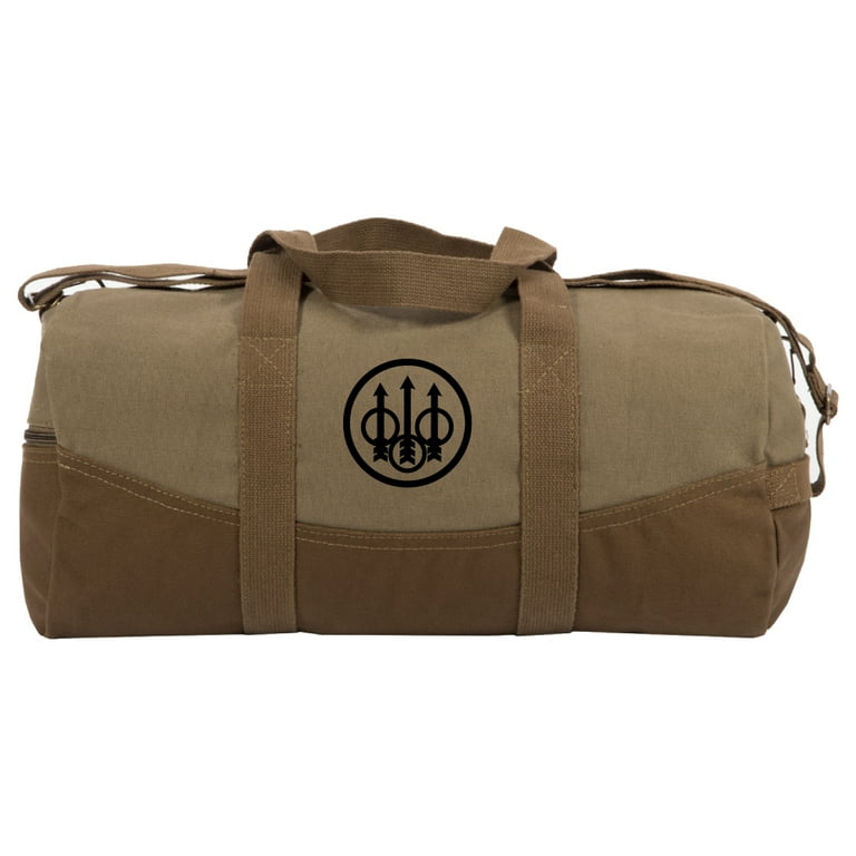 Beretta Firearms Two Tone 19 Duffle Bag with Brown Bottom Detachable Strap Walmart