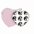 thumbnail image 1 of Culture Yin-yang Fleur Ronde Conception Miroir Voyage Sac à Main Maquillage Coeur Rose, 1 of 4