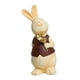 thumbnail image 1 of Figuritas Lindo Conejo Estatuilla Escultura Decoraciones Ornamento Decorativo Regalo Estatuilla Regalo Resina Artesanía para Patio Interior Estante Mesa , estilo F Fanmusic Figuritas, 1 of 7