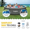 thumbnail image 3 of Funsicle Quickset 14’ x 36” Round Inflatable Top Ring Above Ground Swimming Pool Set, 3 of 6