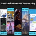thumbnail image 3 of Voice Changer Portable Voice Changer Device with 8 Sound Effects Colorful Light Mini Live Broadcast Handheld Microphone Sound Effects Machine for Phone Laptops Computer Games Sound Card, 3 of 9