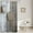Abstract Paint 4 Grey3, variant on Grey Abstract Art Decor Shower Curtain,Beige Painting Bathroom Decor Polyester Fiber Plastic Rings Quick-Drying Waterproof for Bathtubs/Bathroom, 72x72 inches