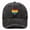 Black, variant on LGBT Pride Hat, Embroidered Rainbow Heart Hat, Adjustable Gay Lesbian Love Baseball Cap for Men Women