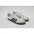 thumbnail image 1 of VNDS Adi-das Sambas Men size US 12 White and Gum bottom Indoor Soccer Shoes, 1 of 6