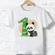 thumbnail image 3 of 2024 Feliz Cumpleaños Panda Número 1-9 Impresión Niños Camiseta Niño Niño Niña Ropa Verano Algodón Camiseta Linda Dibujos Animados Camiseta Bebé, 3 of 5