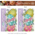 thumbnail image 5 of Easter Eggs House Flag 28x40 Inch Double Sided for Outside Burlap Large Polka Dots Welcome Yard Holiday Decoration CF715-40, 5 of 6