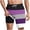 Purple, variant on Men's Swim Trunks with Compression Liner 7" Quick Dry Board Shorts Striped Bathing Suits, 4-Way Stretch Anti-Chafe Summer Beach Bermuda Short Pants for Vacation Surfing
