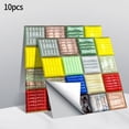 thumbnail image 1 of 10xGlitter Kitchen Wall Tiles Bathroom Mosaic Sticker Peel & Stick, 1 of 9