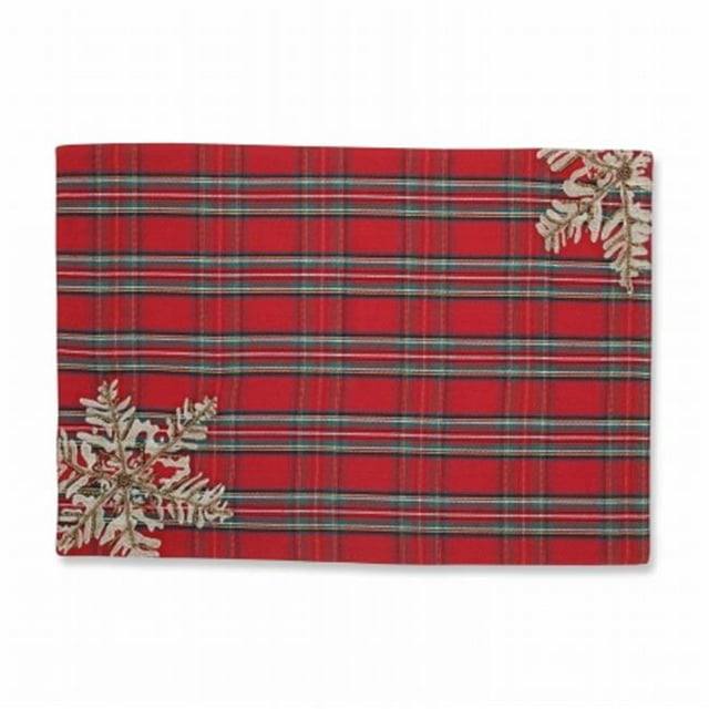 Pillow Perfect 599892 Napperon de Stuart&44; Rouge - Lot de 2