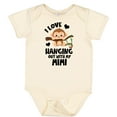 thumbnail image 3 of Inktastic Monkey I Love Hanging out with My Mimi Boys or Girls Baby Bodysuit, 3 of 5