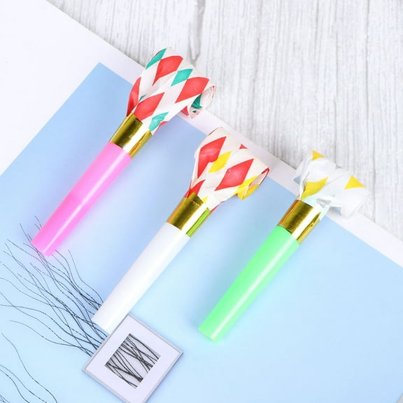 COSMOBETTY 50Pcs Party Blowers Children Whistle Reliable Noise Maker For Christmas And New Year's Eve Celebrations