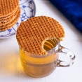 thumbnail image 5 of (3 pack) Daelmans Caramel Stroopwafels, Delicious Dutch Syrup Waffles, Contains Wheat, Milk, Soy, 10.94 oz, 8 Count, 5 of 7