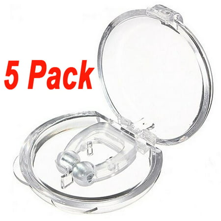 5 Pack Anti Snoring Nasal Dilator Stop Snore nose clip device Easy Breathe Unisex Best