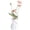White, variant on White Ceramic-Look Flower Vase, Minimalist Boho Decorative Vase for Table Centerpieces, Living Room, Office, Wedding & Farmhouse Home Decor