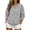 Gray, variant on Sweatshirt for Women Zip Up Lightweight Jacket with Pockets Light Zipper Trendy Streetwear Office Travel Sweatshirts