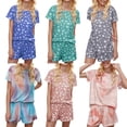 thumbnail image 5 of Promotion!Summer Urban Gradual Color Short-sleeved Pajamas Home Service Women‘s Suit Available in Multiple Colors and Sizes, 5 of 5