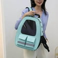 thumbnail image 4 of Cat Carrier Backpack Transparent Airline Approved for Outdoor bubble large Travel Green, 4 of 9