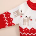 thumbnail image 6 of Toddle Baby Girl Boy Christmas Outfit Baby Girl Boy Christmas Sweater Sweatshirt Warm Crewneck Winter Clothes 2-7T, 6 of 8