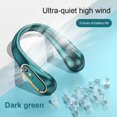 thumbnail image 2 of Ventilador de cuello colgante portátil USB, Enfriador de aire, aire acondicionado eléctrico pequeño con flujo de aire de refrigeración de 720 ° para viajes al aire libre Fivean unisex, 2 of 2
