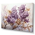 thumbnail image 2 of Designart "Nostalgic Sepia Lilacs I" Lilacs Canvas Wall Art, 2 of 7