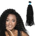 thumbnail image 2 of Remy brasile?o profundamente Rizado del Cabello Humano de la Trama Extensiones 6A 12"-24" Repartir 1 Haz 18 pulgadas Unique Bargains Extension del pelo, 2 of 9