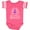 Football Pink and White, variant on Cystic Fibrosis Awareness with Ribbon and Lungs Boys or Girls Baby Bodysuit