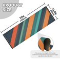thumbnail image 5 of Yayeee Runner Rug for Bedroom 2'x6' Machine Washable Hallway Non Slip Mat, Retro Stripes, 5 of 8