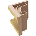 thumbnail image 6 of 8"W x 8"D x 8"H Wide Alma Rough Cedar Woodgrain TimberThane Corbel, Primed Tan, 6 of 6