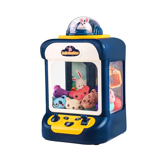 Máquina expendedora de agarre, juego electrónico de garra, pinza para muñecas con cápsulas. Azul A