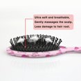 thumbnail image 5 of Pink Breast Cancer and Pioneer Flower Hair Brush,Girls Detangling Hair Brush,Glide Through Tangles with Ease for Wet & Dry Hair,8.8"X2.8", 5 of 7