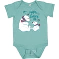 thumbnail image 3 of Inktastic My Papa Loves Me- Cute Polar Bears Boys or Girls Baby Bodysuit, 3 of 5