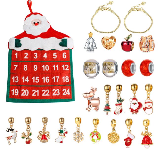 24 piezas de colgante navideño Fernando Calendario colgante Charm