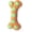 Orange, variant on Dog Treat Puzzle Dog snack bone toy Red