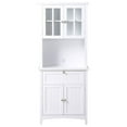 thumbnail image 2 of American Furniture Classics OS Home & Office Wooden Buffet and Hutch, White, 2 of 7