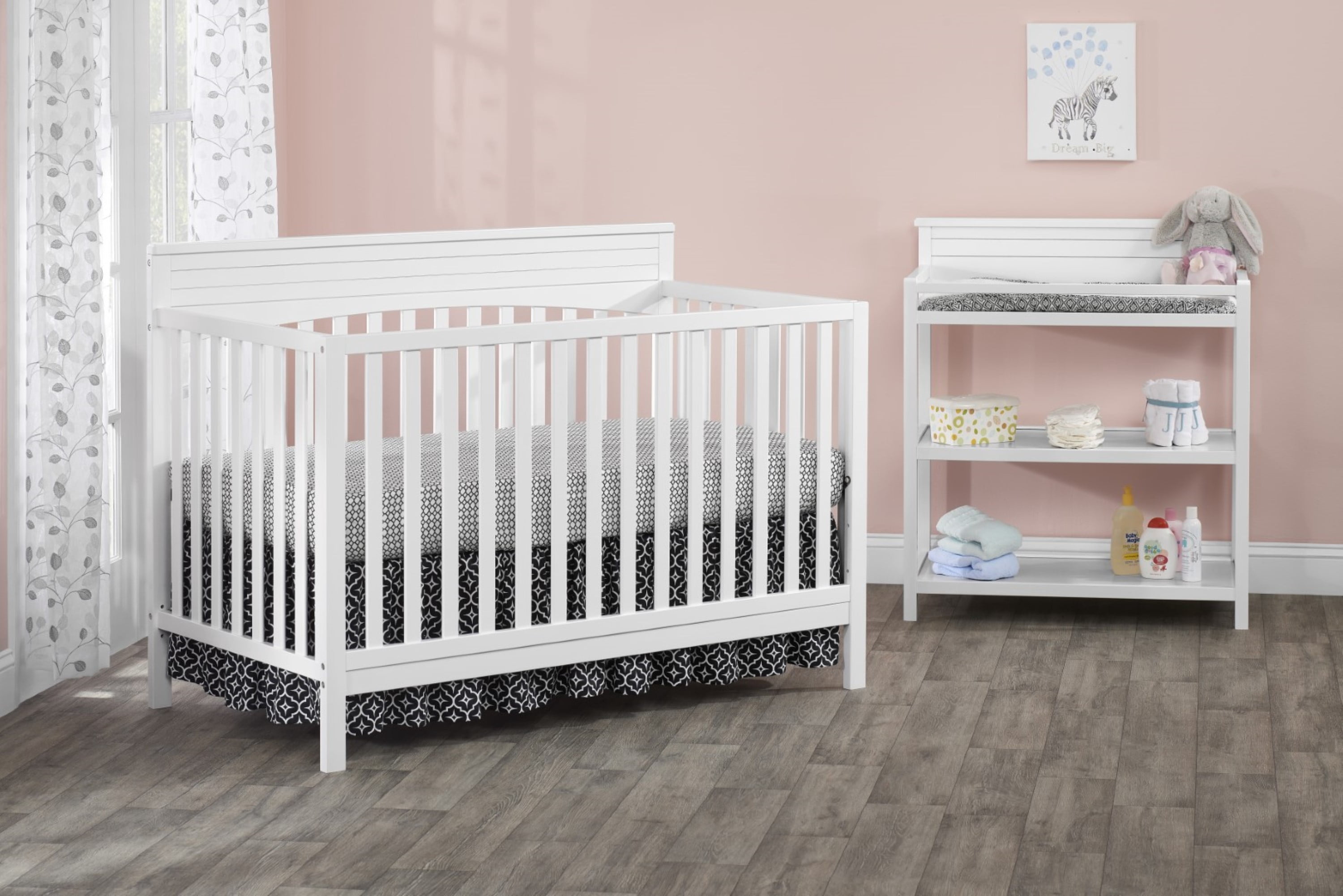 oxford baby harper 4 in 1 convertible crib snow white
