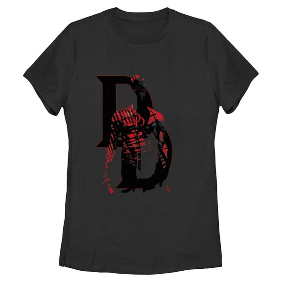 Womens Marvel: Daredevil Shadow Pose Icon T Shirt