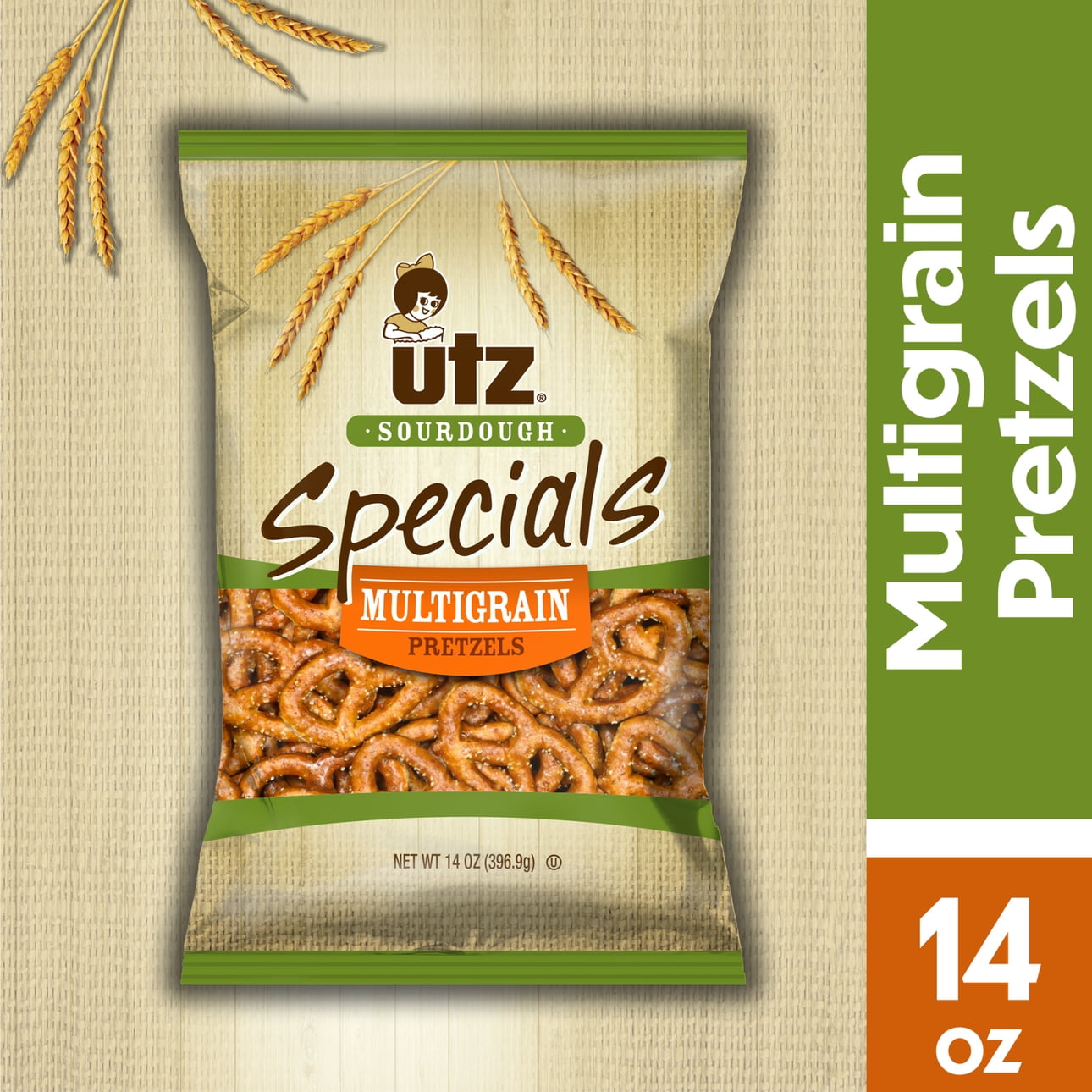 14 oz Utz Sourdough Specials Multigrain Pretzels