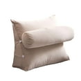 thumbnail image 1 of Triangular Headboard Pillow for Bed Reading and Resting Soft Support Bolster Cushion with Removable Washable Cover, 1 of 3